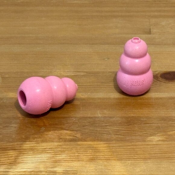 Pet Teether Cooling Chew Toy for Dogs and 2 Puppy KONG Natural Teething Rubber - Picture 5 of 13